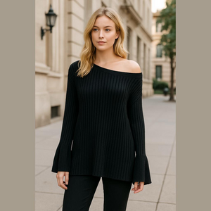 NWT Madison Lily Black Pullover Sweater Medium